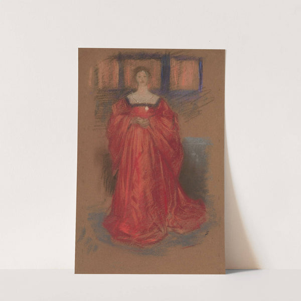 Study of a woman in Renaissance costume by Edwin Austin Abbey