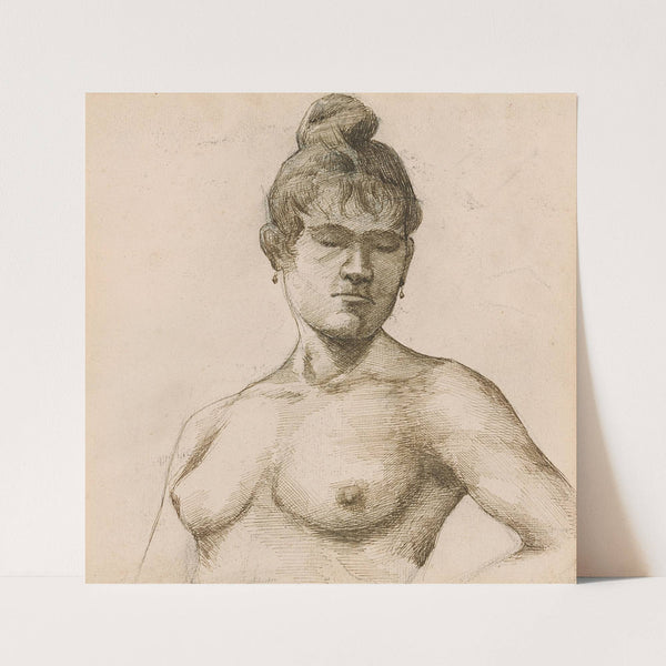 Study of a Woman (La Mulâtresse) (ca. 1894) by Paul Gauguin