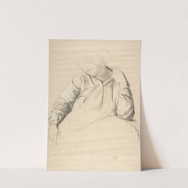 Study of a Woman Seated by Romain Cazes