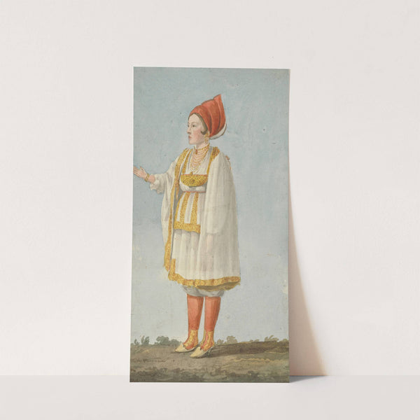 Study of a Woman Wearing Turkish Costume by Willey Reveley