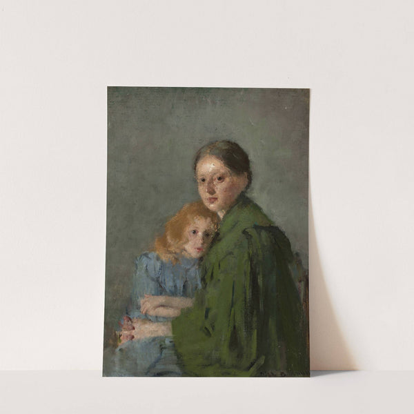 Study of a woman with a girl (1893) by Olga Boznanska