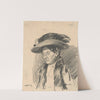 Study of a Woman with a Hat by Eduard Putra