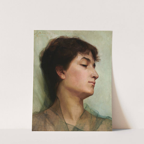 Study of a Woman’s Head (1884) by Anna Bilińska-Bohdanowicz