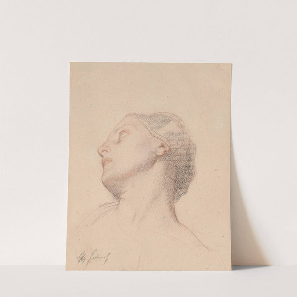 Study of a Woman’s Head, for the Glorification of St. Louis (1853-1855) by Alexandre Cabanel