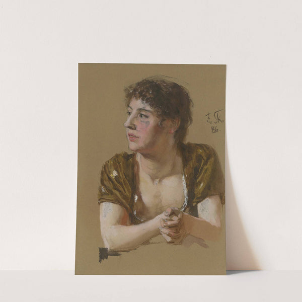 Study of a Women (Portrait) by Dominik Skutecký