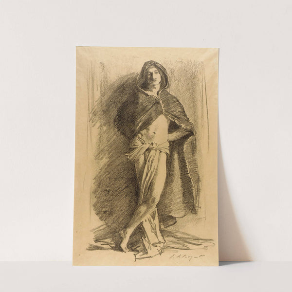 Study of a Young Man (Cloaked) by John Singer Sargent