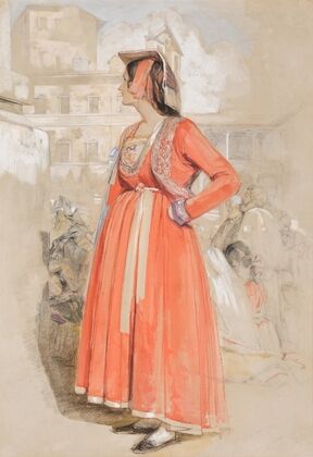 Study Of A Young Neapolitan Woman In Rome