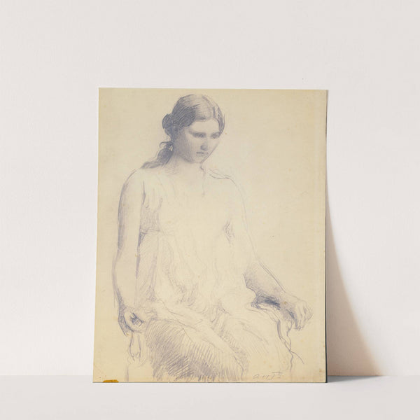 Study of a Young Woman by Abbott Handerson Thayer