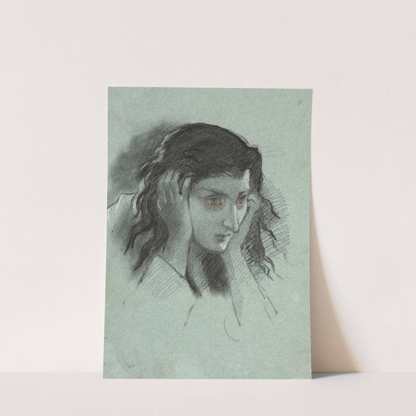 Study of a young woman putting her hands over her ears by Marie Bracquemond