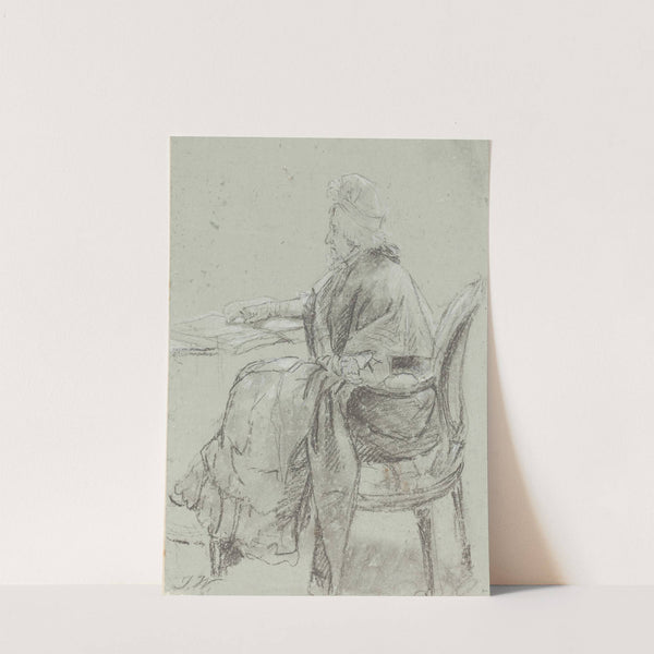 Study of an Elderly Woman for 'Disobedience Discovered' by James Ward