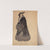 Study of an elegant woman in a black coat by Franz von Bayros