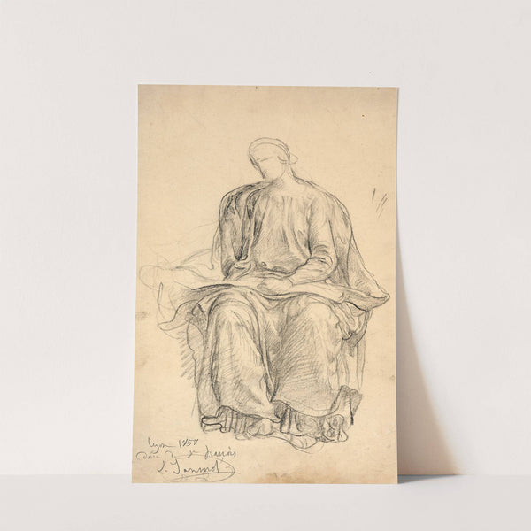 Study of an evangelist (1859) by Louis Janmot