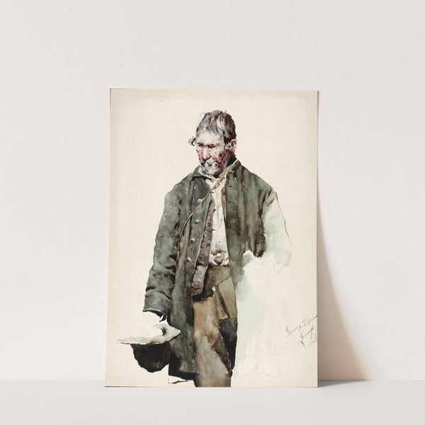 Study of an Old Man by Giuseppe Signorini