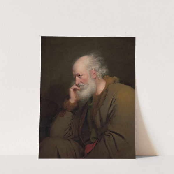 Study of an old man by Joseph Wright of Derby