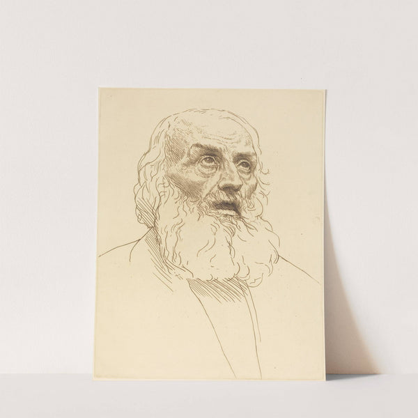 Study of an Old Man (Etude de vieillard) by Alphonse Legros