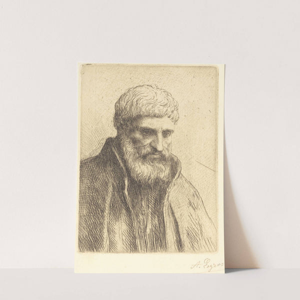 Study of an Old Man (Etude de vieillard) II by Alphonse Legros