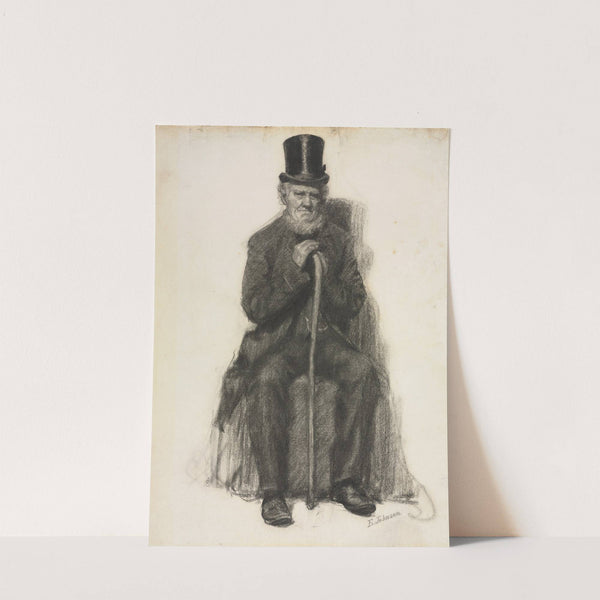 Study of an Old Man (Possibly a Study for Portrait of Peter Folger) (c. 1886) by Eastman Johnson