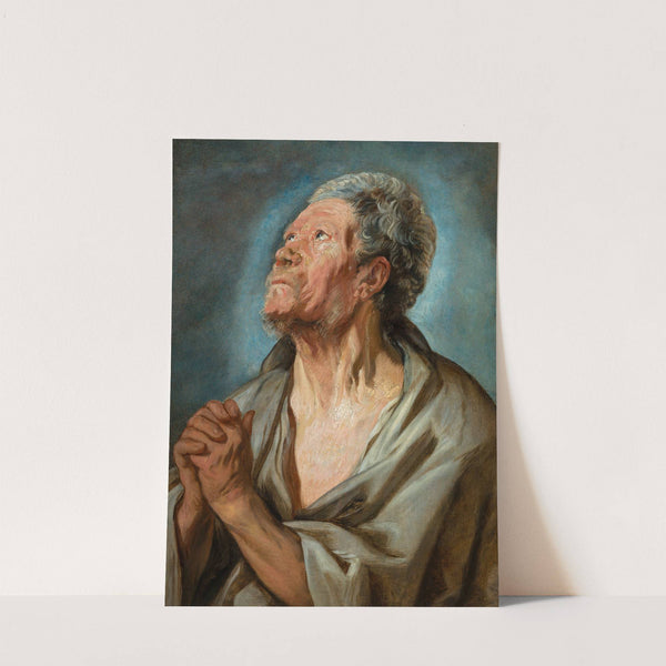 Study of an old man with clasped hands (circa 1621) by Jacob Jordaens