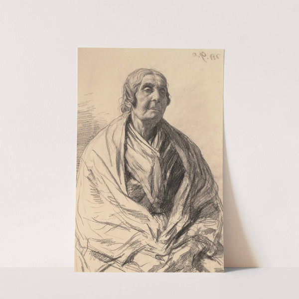 Study of an Old Woman (1886) by August von Pettenkofen