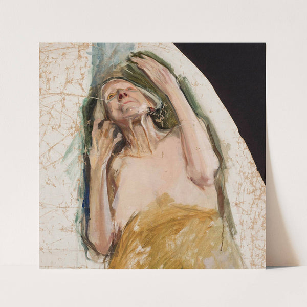 Study of an old woman by Konrad Krzyżanowski