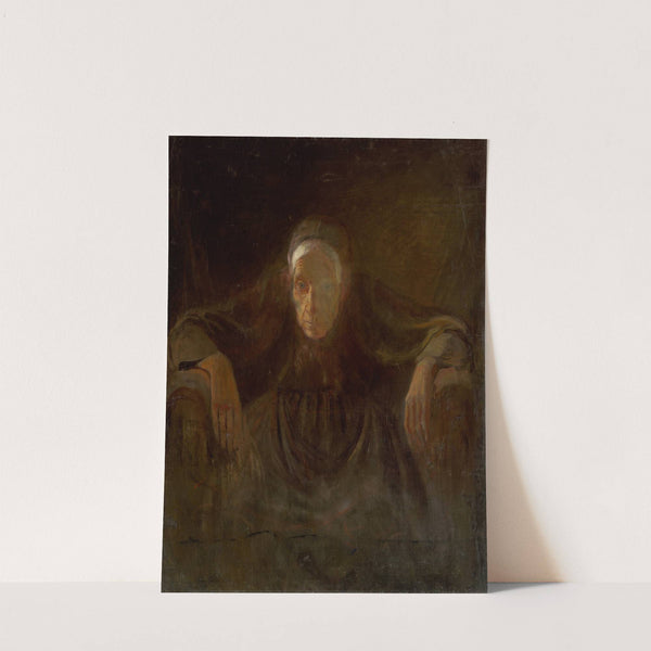 Study of an Old Woman (1881) by Ladislav Mednyánszky