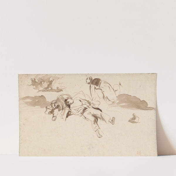 Study of Bodies ‘Liberty Leading the People’ (1830) by Eugène Delacroix