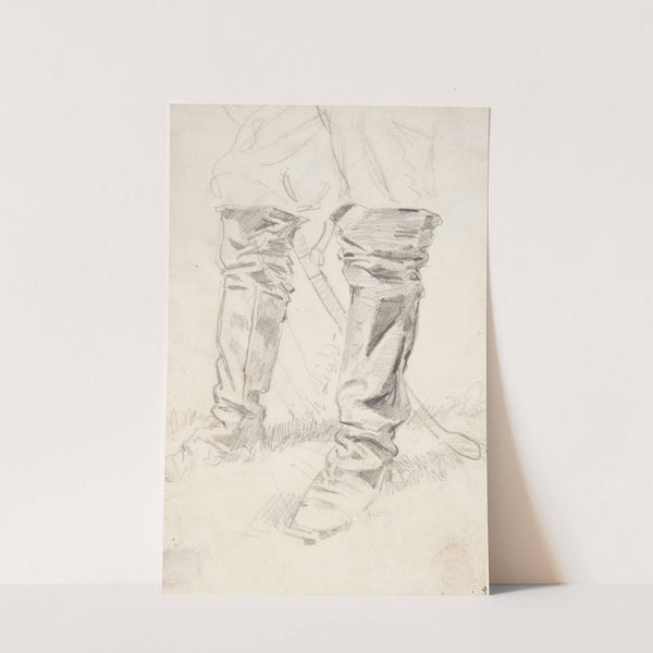 Study of Cavalry Officer's Boots by Winslow Homer