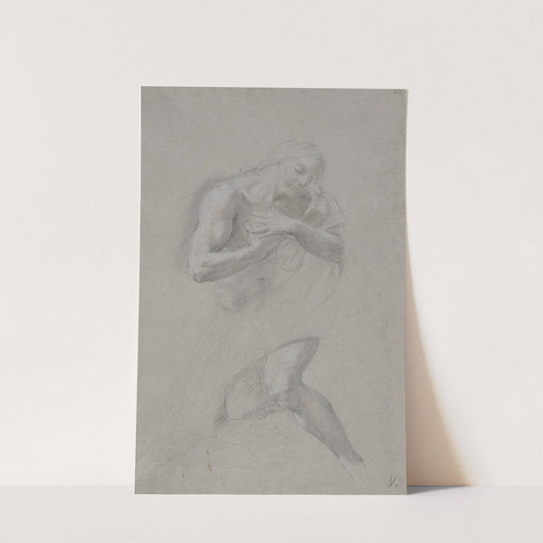 Study of Christ in the Baptism, Standing in a Frontal View by Giacomo Zoboli