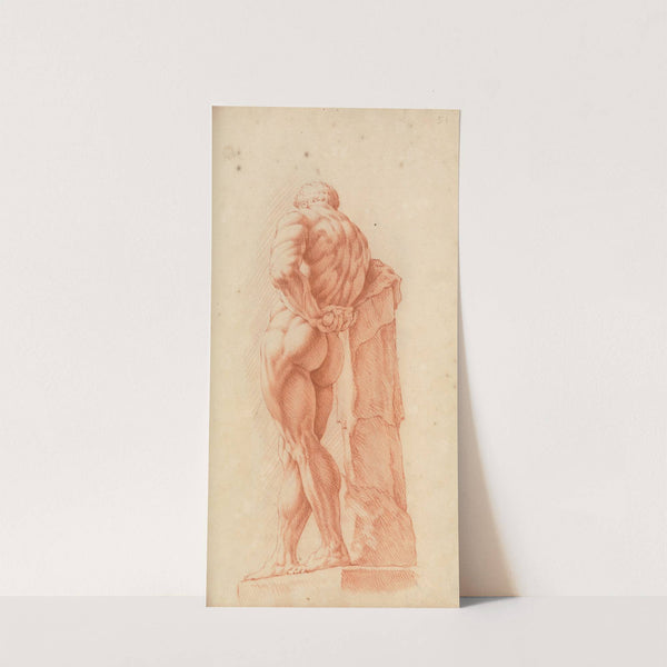Study of Classical Statue of Hercules by Hamlet Winstanley