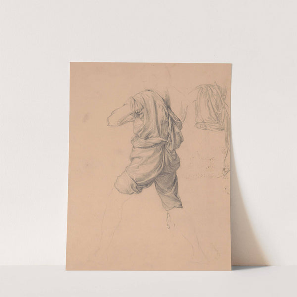 Study of clothing of the assailant to the painting 'Martyrdom of St. Matthias' by Józef Simmler