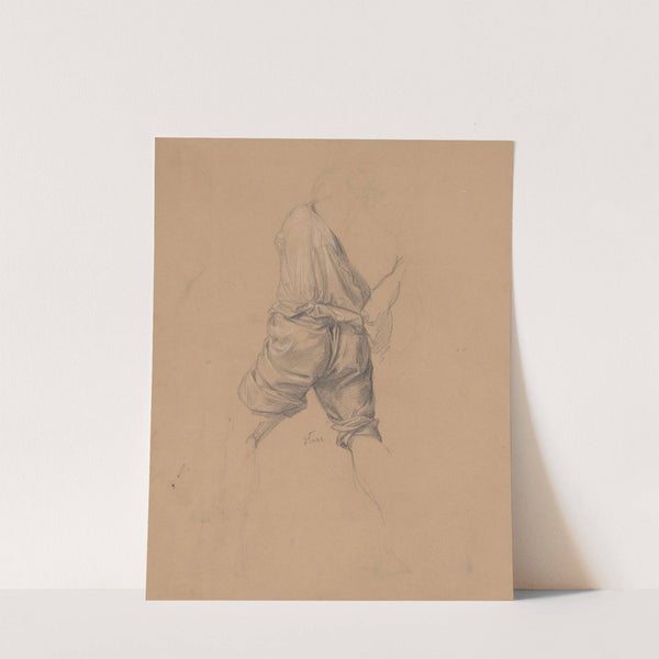 Study of clothing of the executioner to the painting 'Martyrdom of St. Matthias' by Józef Simmler