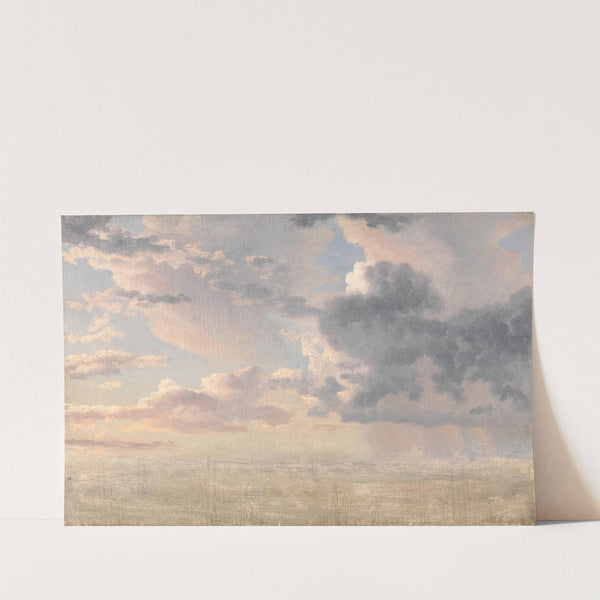 Study of Clouds over the Sound (1826) by Christoffer Wilhelm Eckersberg