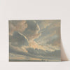 Study of Clouds with a Sunset near Rome by Simon Denis