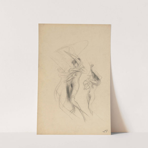 Study of Dancing Nudes by Giovanni Boldini