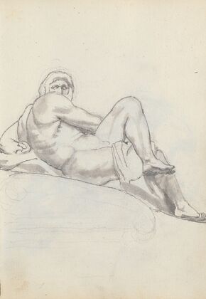 Study of Day by Michalengelo, Tomb of Giuliano de’ Medici, Church of San Lorenzo, Florence