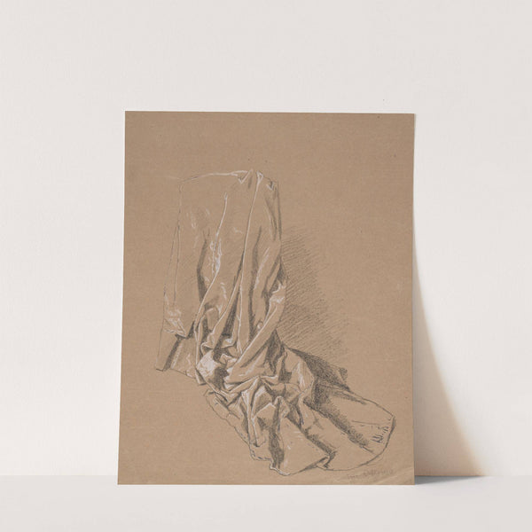 Study of drapery (1900 - 1924) by Hans Thoma