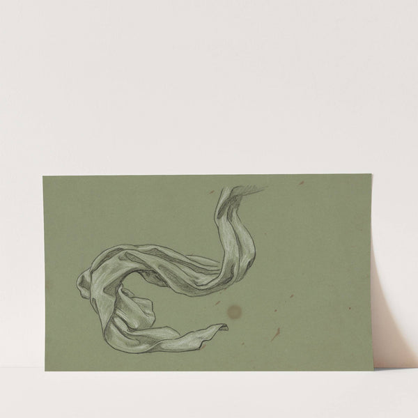 Study of drapery, no. 2 (1895) by Elihu Vedder