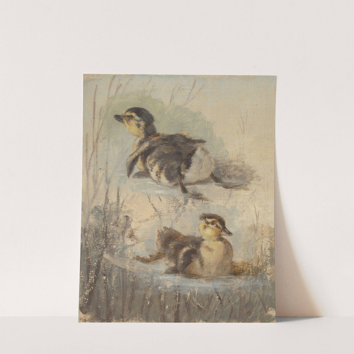 Study of Ducks on the Water II. (1840) by Friedrich Carl von Scheidlin
