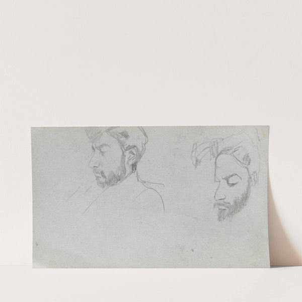 Study of Faces in Profile (1860s) by Ernest Meissonier