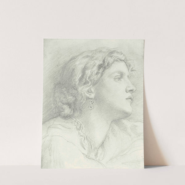 Study of Fanny Cornforth (1865) by Dante Gabriel Rossetti