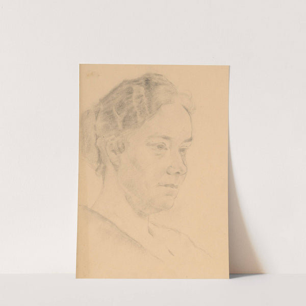 Study of Female Head by Štefan Polkoráb