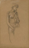 Study of female nude for the Hill Fairies in ‘Arthur in Avalon’