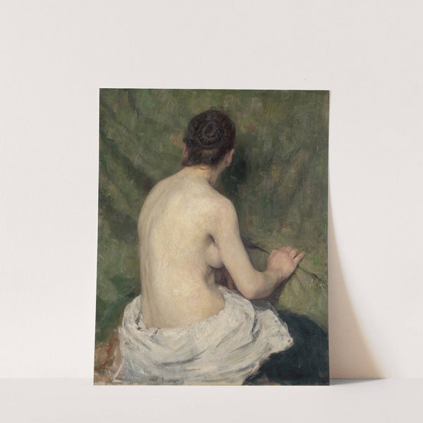 Study of Female Nude by Jozef Hanula