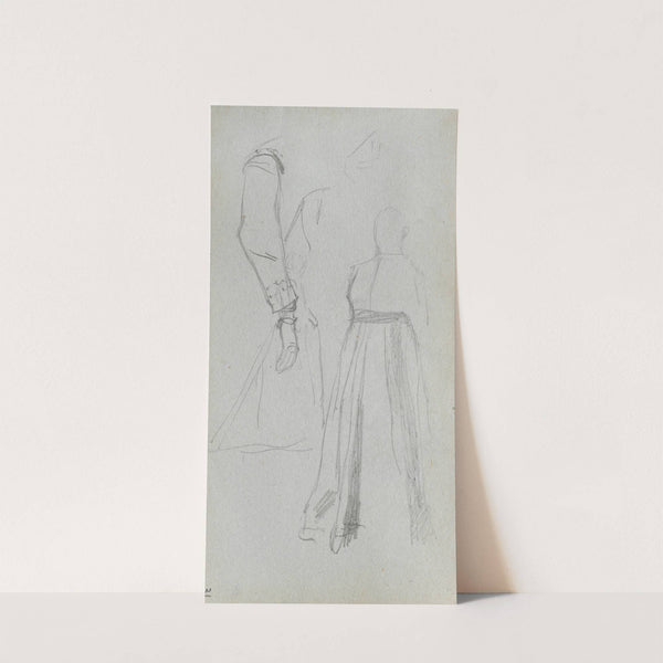 Study of Figures 2 (1860s) by Ernest Meissonier