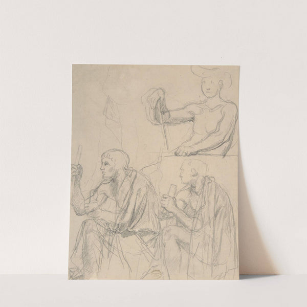 Study of Figures by Jean Auguste Dominique Ingres