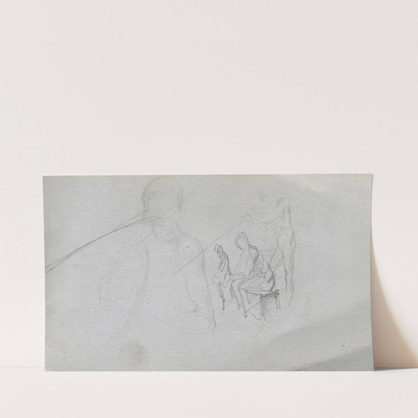 Study of Figures (1860s) by Ernest Meissonier