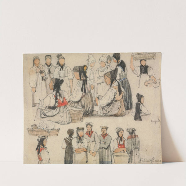 Study of Figures at Schaffhausen by Samuel Prout