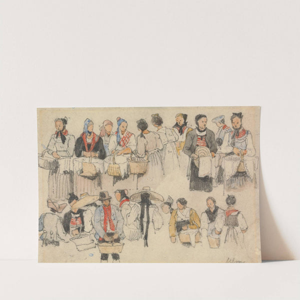 Study of Figures at Ulm by Samuel Prout