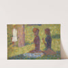 Study of Figures for La Grande Jatte (1884-1885) by Georges Seurat