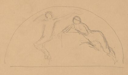 Study of Figures in a Lunette